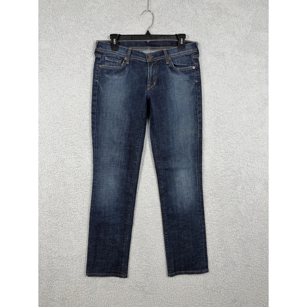CITIZENS OF HUMANITY by Jerome Dahan Jeans Low Rise Womens 31x30 Dark Wash USA